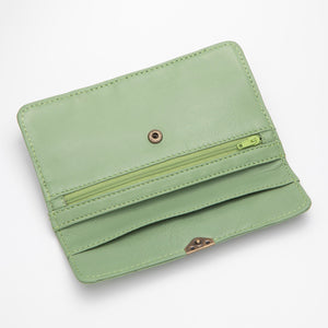Green Leather Wallet