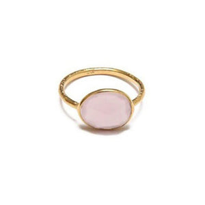 Rose Quartz Stone Ring