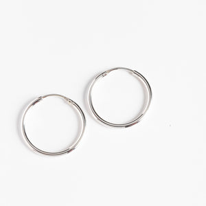 Pendientes Aros Pequeño Plata