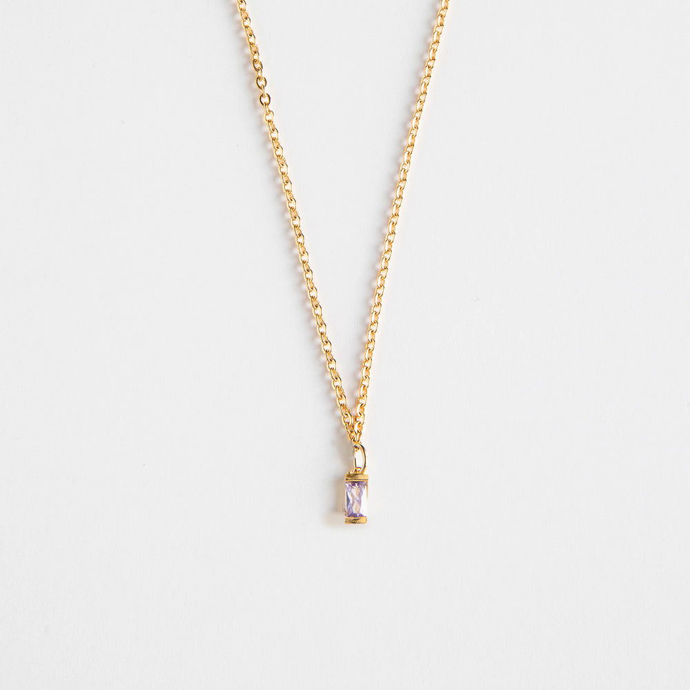 Necklace with Aquamarine Stone