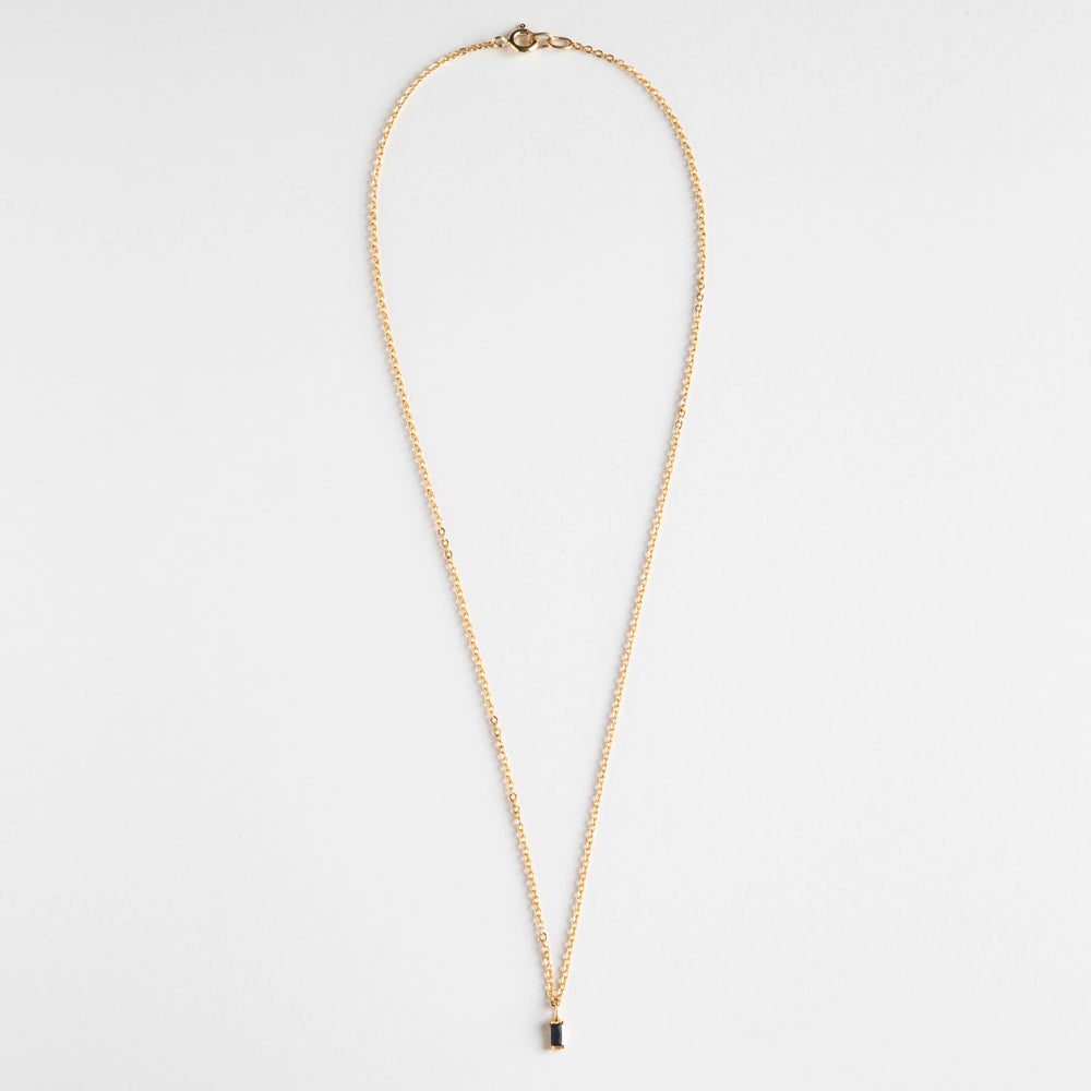 Necklace with Aquamarine Stone