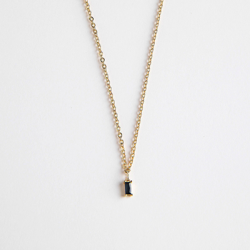 Necklace with Aquamarine Stone