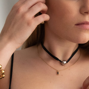 Necklace with Aquamarine Stone