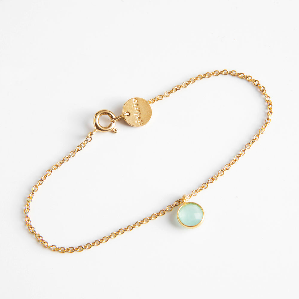 Pulsera de Piedra Aguamarina