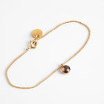 Pulsera de Piedra Cuarzo Marrón