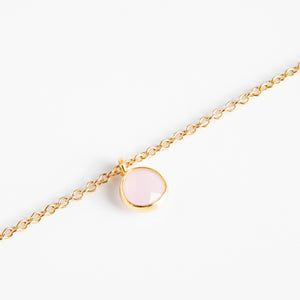 
                
                    Load image into Gallery viewer, Rose Quartz Stone Necklace
                
            