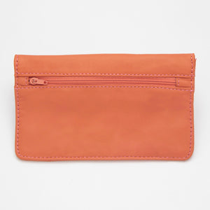 Cartera de Piel Naranja