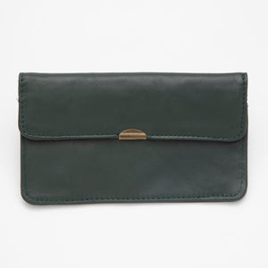 Cartera de Piel Verde Dark