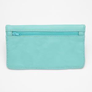 Cartera de Piel Azul Formentera