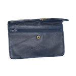 Dark Blue Leather Wallet