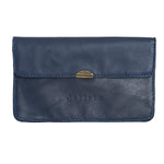 Dark Blue Leather Wallet