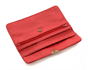Red Leather Wallet