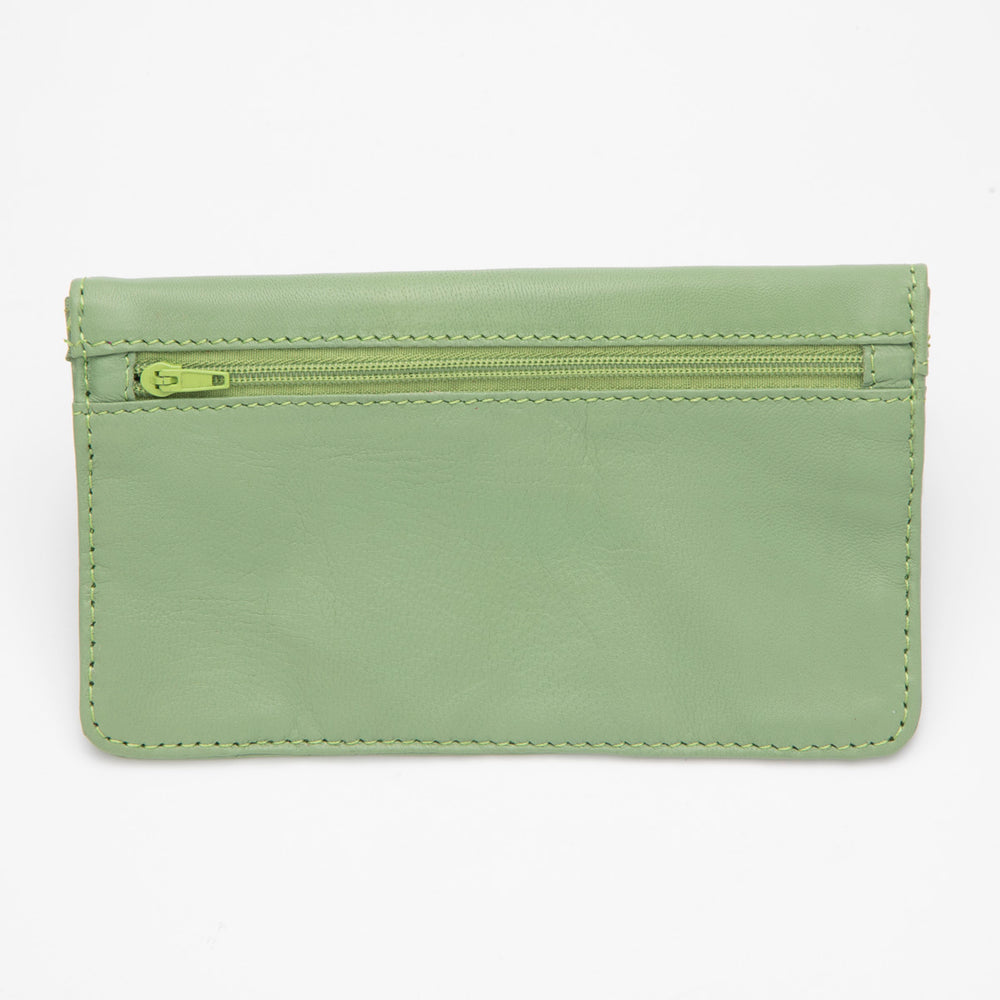 Green Leather Wallet