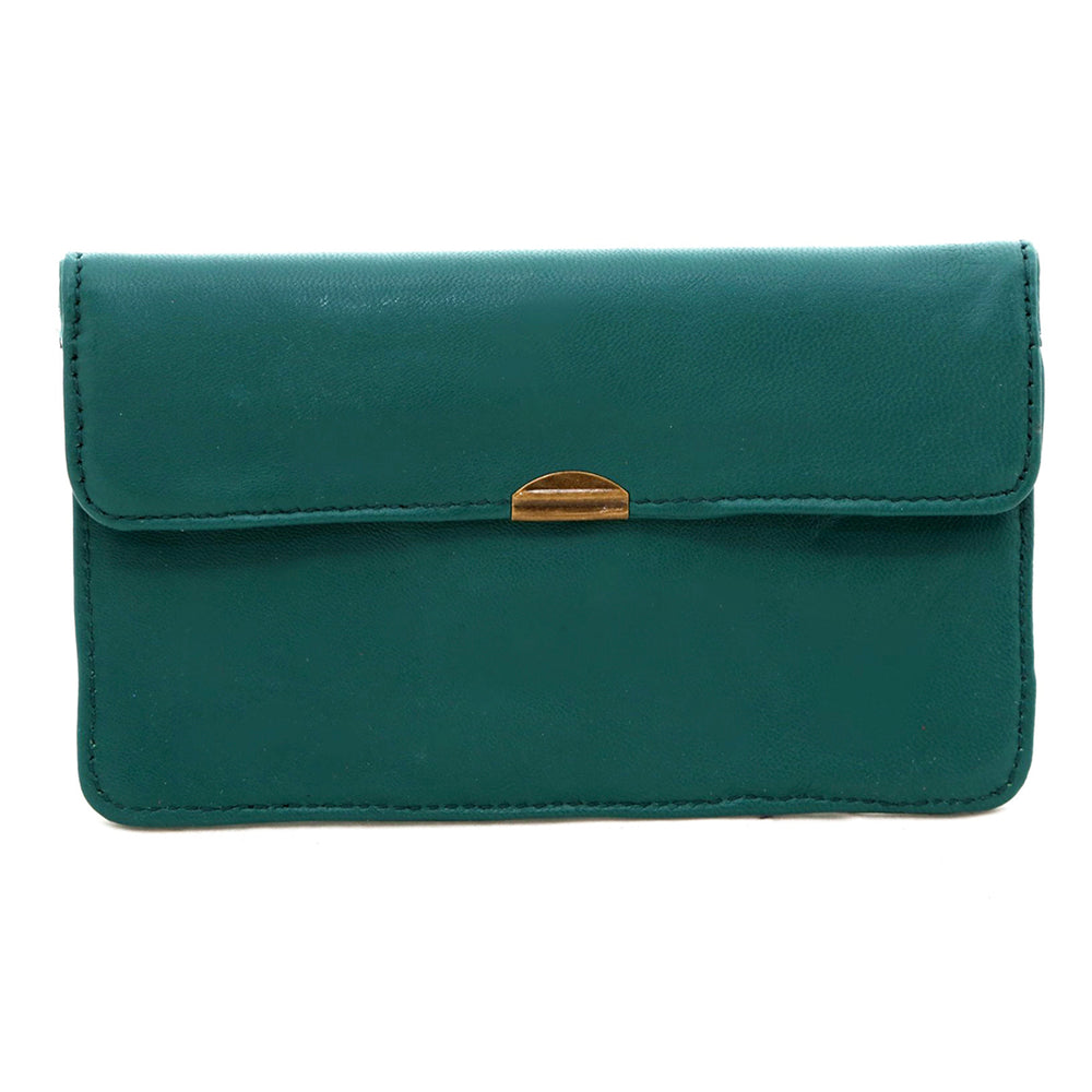 Green Leather Wallet