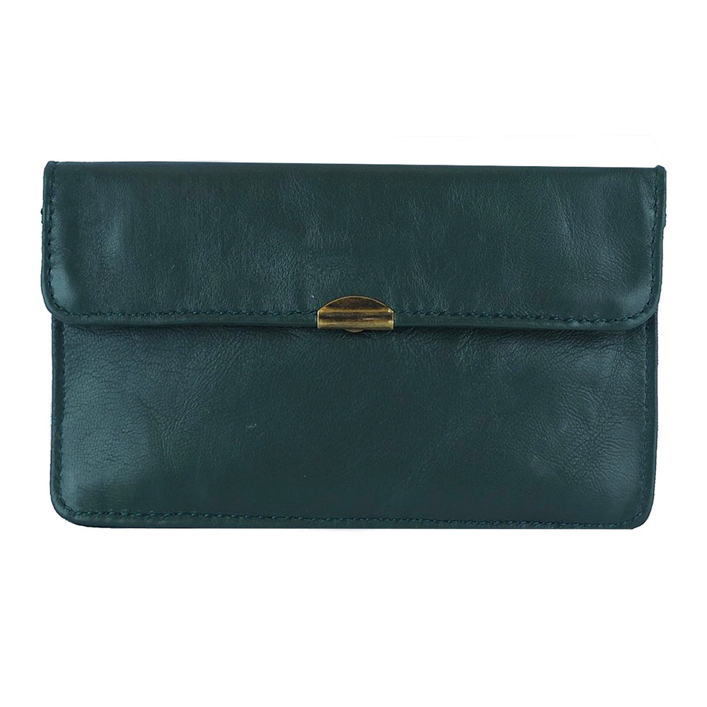 Dark Green Leather Wallet