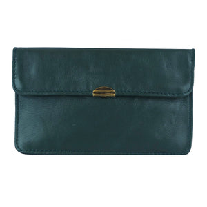 Dark Green Leather Wallet