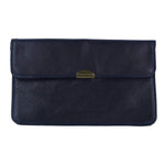Navy blue leather wallet