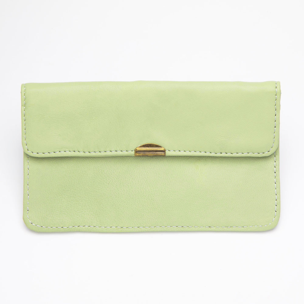 Cartera de Piel Verde