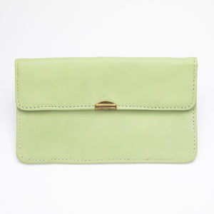 Cartera de Piel Verde