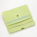 Cartera de Piel Verde