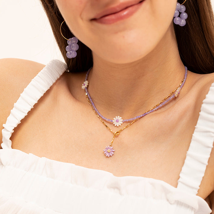 Collar Flora Malva