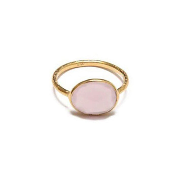
                
                    Load image into Gallery viewer, Rose Quartz Stone Ring
                
            