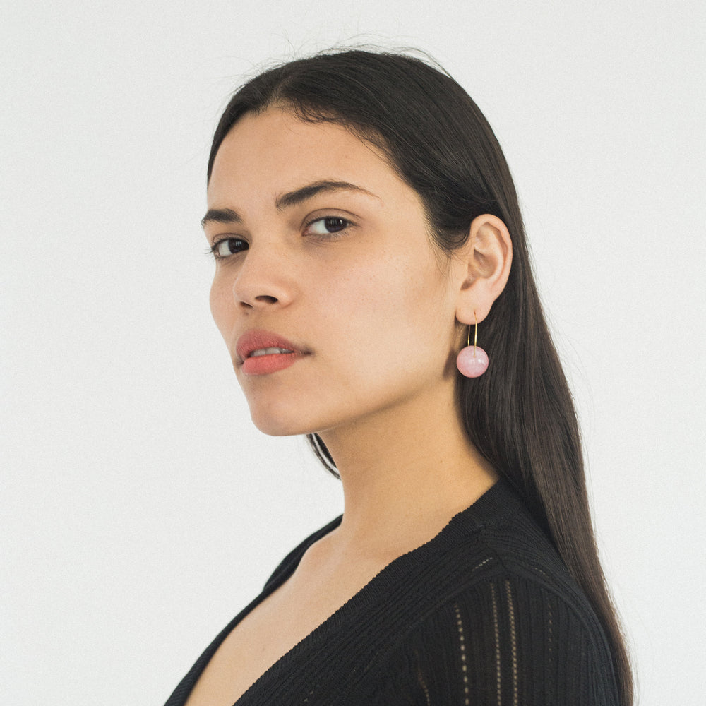 
                
                    Load image into Gallery viewer, Pink Monette Earrings
                
            
