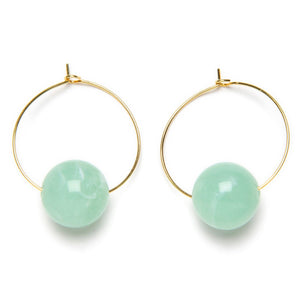 Green Monette Earrings